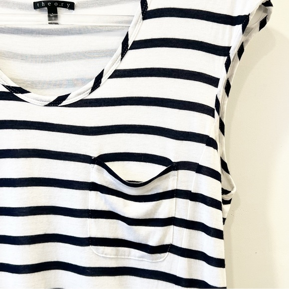 Theory Genessia Fisher‎ Stripe Sleeveless Dress - Picture 4 of 8